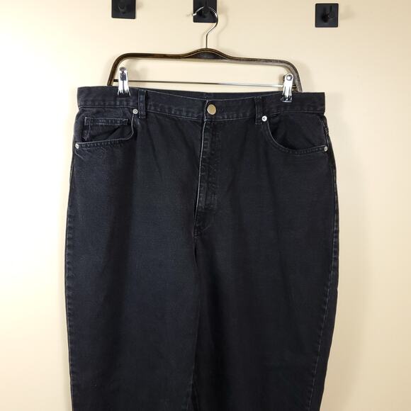 ASOS DESIGN high rise Farleigh slim fit mom jeans in washed black Size 36 - Picture 3 of 10